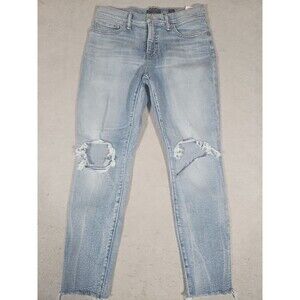 Lucky Brand Faded Blue Distressed Skinny Jeans